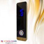 68- شستی طبقه طرح اپل پوش باتن پایین طلایی