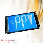 6- نمایشگر شماره طبقه لاتیس افقی آبی