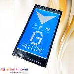 7- نمایشگر شماره طبقه لاتیس عمودی آبی