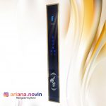 71- شستی داخل کابین لمسی با زوار طلایی