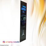 103-شستی احضارداخل کابین لمسی شیشه سکوریت