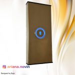 81-شستی بالابری تک کلیداستیل طلایی میرور