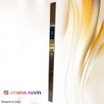 91- شستی احضار طبقه تمام قد طلایی ریزشی بزرگ کلید ال جی