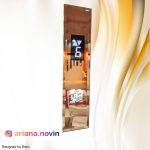 96-شستی احضارطبقه لمسی آینه ای توکارطرح کلیددلخواه