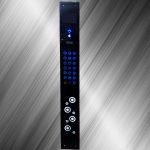 10-شستی احضار داخل کابین شیشه سکوریت نمراتور ریزشی 3 دات لمسی