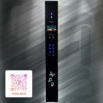 21- شستی احضار داخل کابین شیشه سکوریت نمراتور ریزشی فوتوفریم 8 اینچ عکس و فیلم لمسی