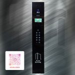 31- شستی احضار داخل کابین شیشه سکوریت نمراتور ریزشی متوسط ۳ دات نمایشگر ۱۰ اینچ عکس و فیلم کلید لمسی