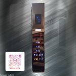 32- شستی احضار داخل کابین یک متری استیل دودی میرور نمراتور سگمنت کلید 204