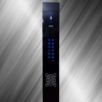 7-شستی احضار داخل کابین شیشه سکوریت نمراتور ریزشی بزرگ 6 دات لمسی