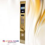 81- شستی داخل کابین استیل دومتری کلید B101 و نمایشگر 8 اینچ عکس و فیلم