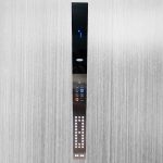 14- شستی احضار داخل کابین طرح میتسوبیشی استیل نقره ای خشدار نمراتور سگمنت کلید آریانا