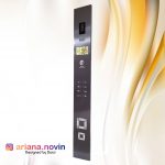 59- شستی احضار داخل کابین استیل نقره ای خشدار نمراتور سگمنت نمایشگر عکس و فیلم 8 اینچ کلید 206